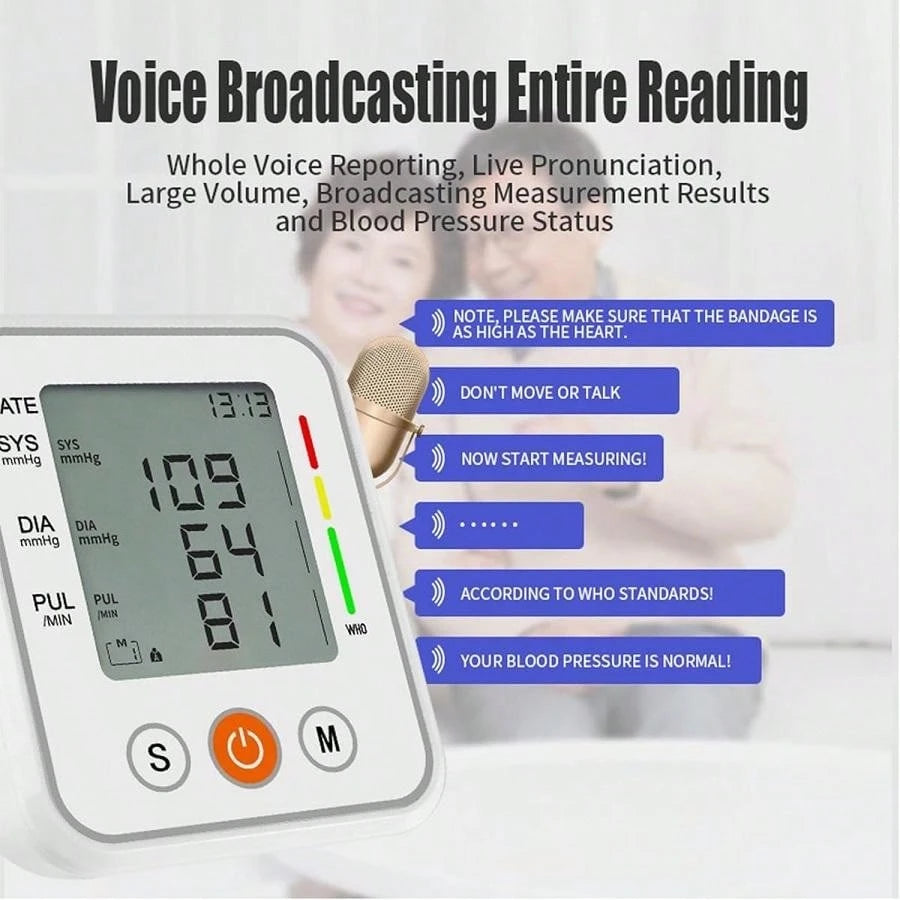 Save 50%🎯- Digital Arm Blood Pressure Monitor Easy Home