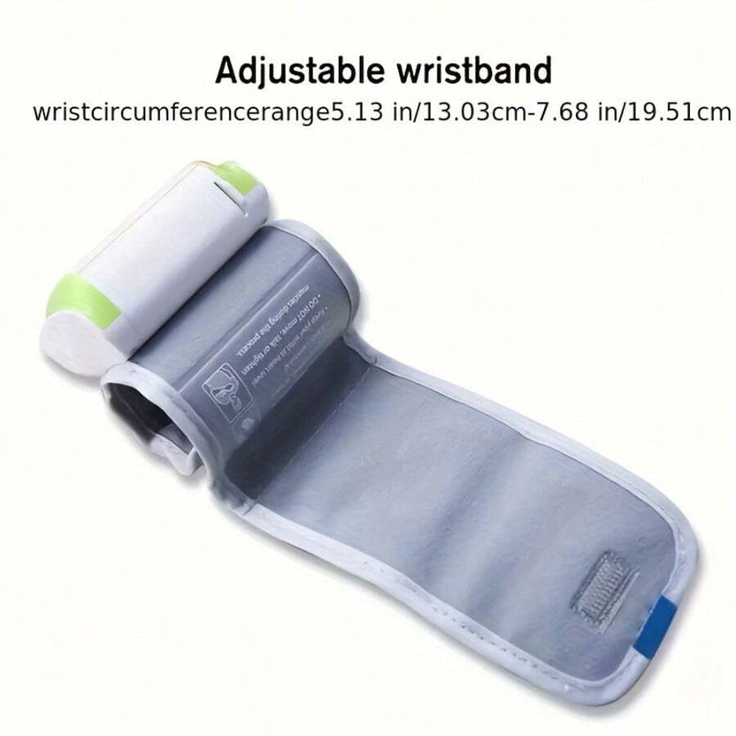 Hot🔥Digital Wrist Blood Pressure Monitor – LCD Screen, Voice, Portable Case