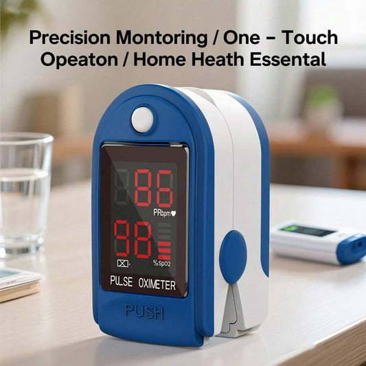 Holiday Sale 50% - Fingertip Pulse Oximeter – Portable SpO2 & O2 Monitor for Home or Sport