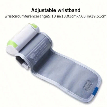 Hot🔥Digital Wrist Blood Pressure Monitor – LCD Screen, Voice, Portable Case